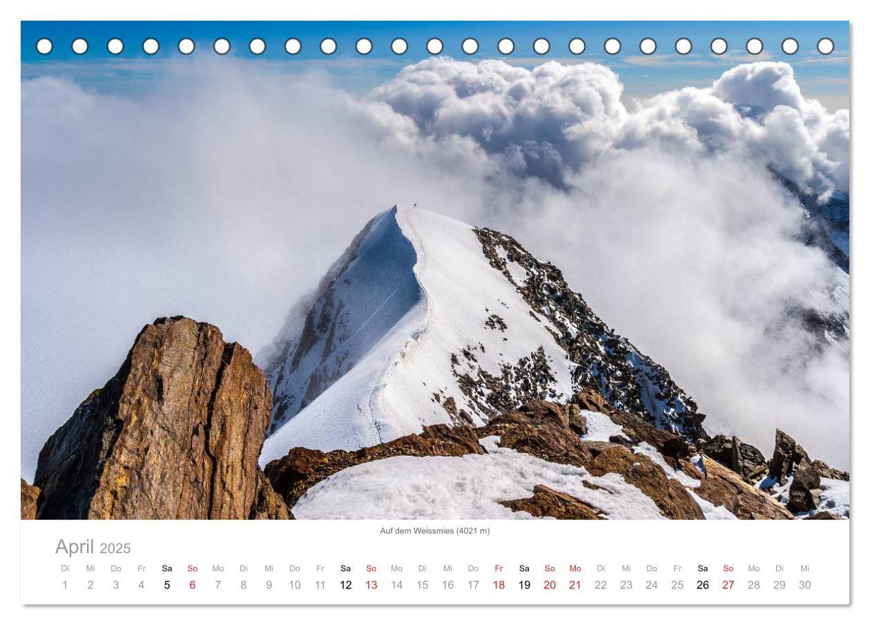 Bild: 9783435497348 | Walliser Alpen - Europas 'kleiner' Himalaya (Tischkalender 2025 DIN...