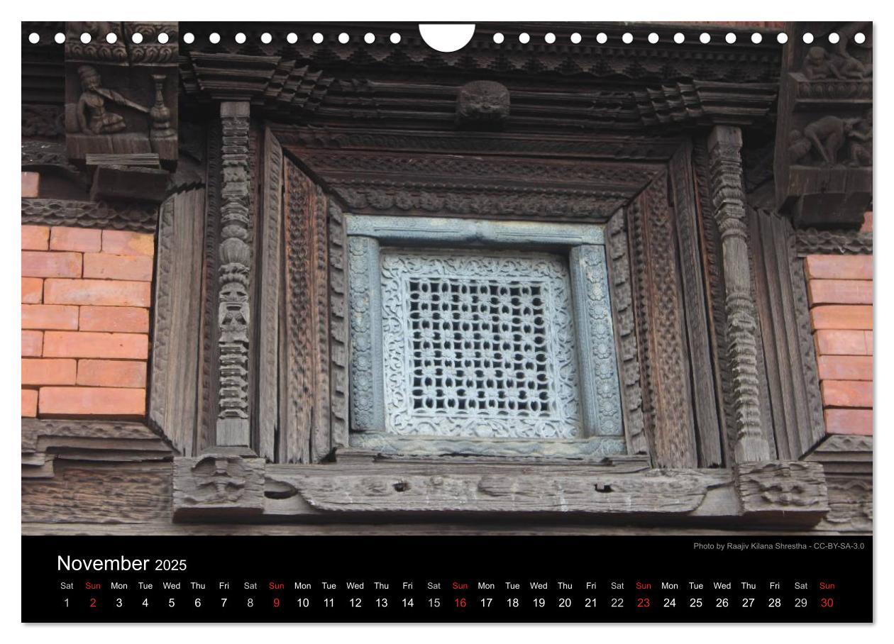 Bild: 9781325961962 | Monuments of Nepal 2025 (Wall Calendar 2025 DIN A4 landscape),...