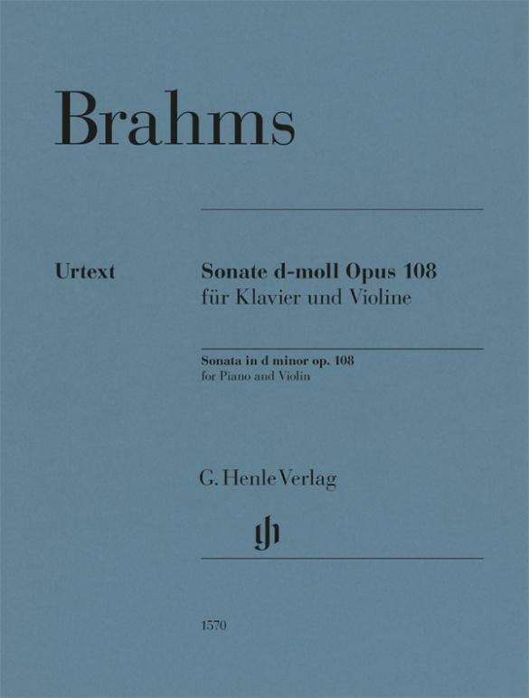 Cover: 9790201815701 | Johannes Brahms - Violinsonate d-moll op. 108 | Bernd Wiechert | Buch