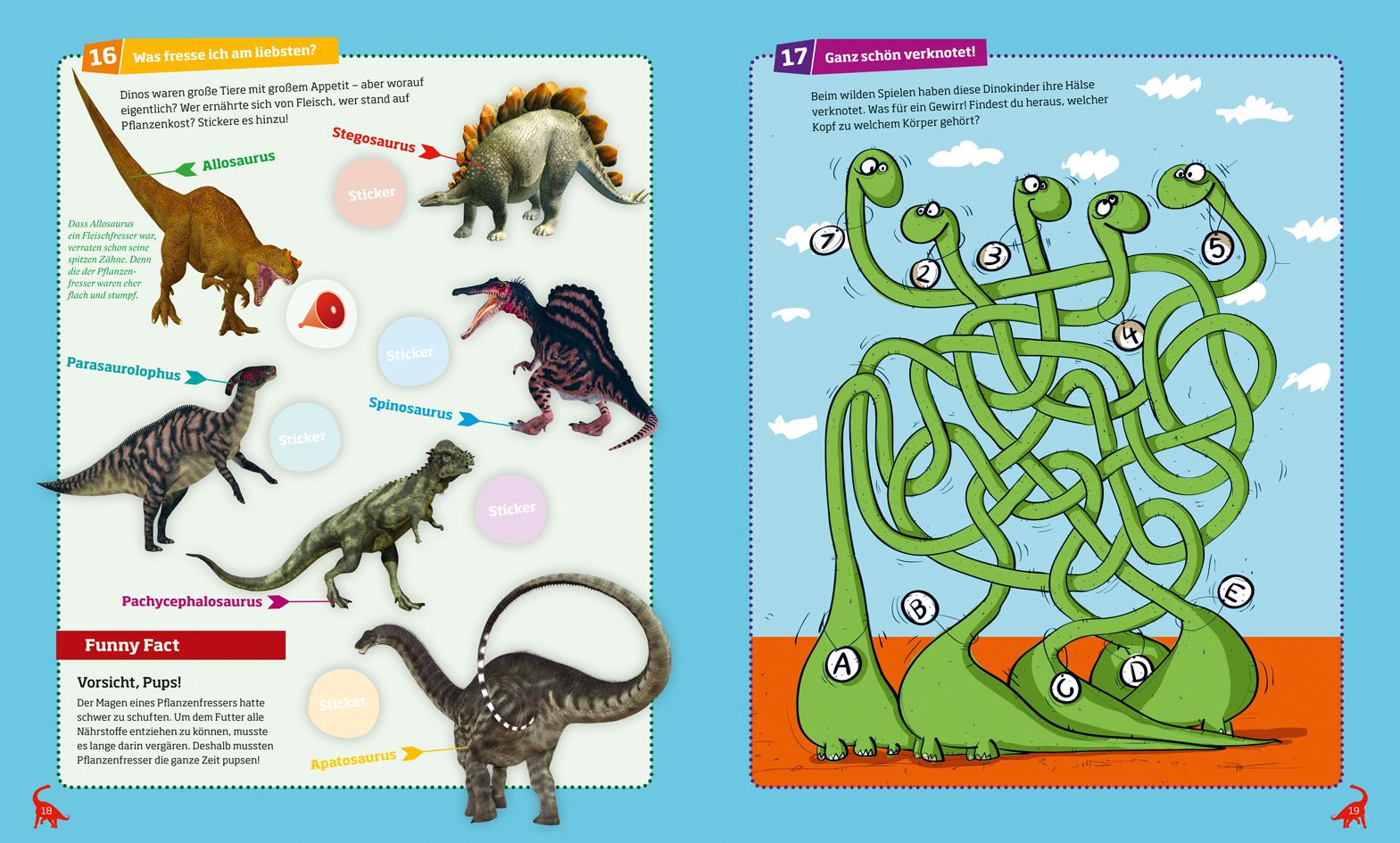 Bild: 9783788621643 | Rätseln und Stickern: Dinosaurier | Lisa Hebler | Taschenbuch | 24 S.