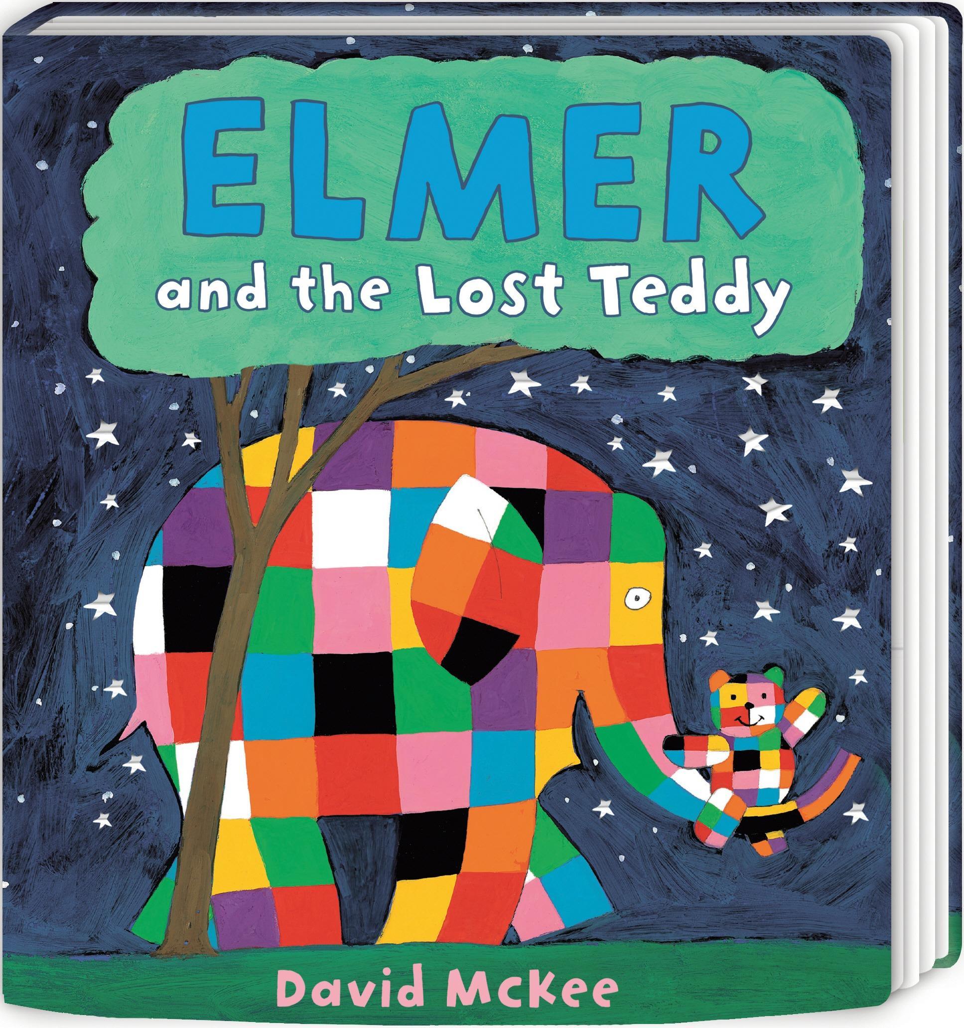 Cover: 9781783445837 | Elmer and the Lost Teddy | Board Book | David McKee | Papp-Bilderbuch