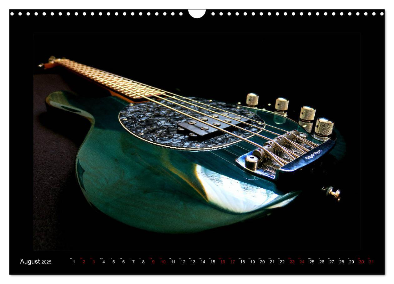 Bild: 9783435344215 | Rockgitarren im Blitzlicht (Wandkalender 2025 DIN A3 quer),...