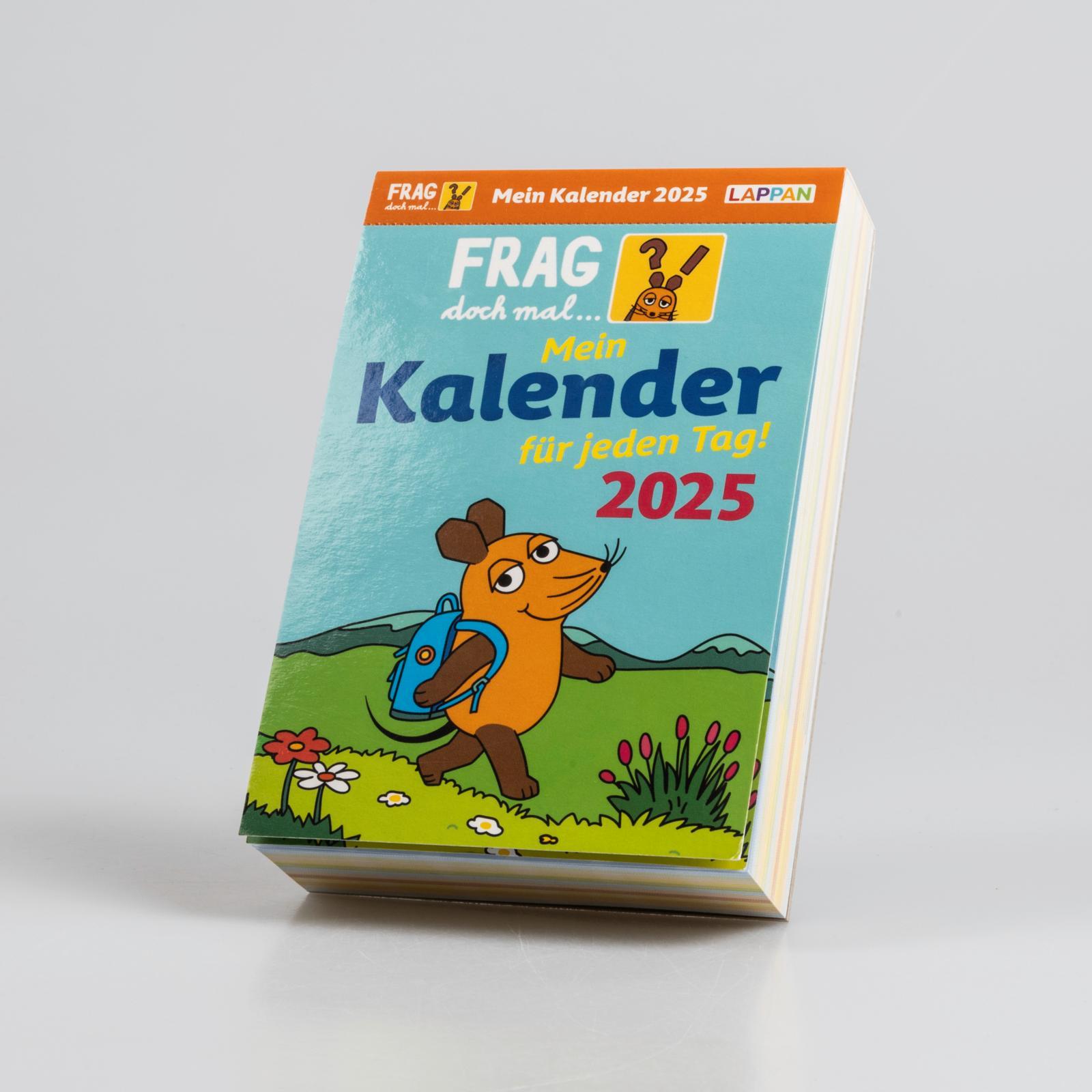 Bild: 9783830320418 | Frag doch mal ... die Maus: Tageskalender 2025 - Mein Kalender für...