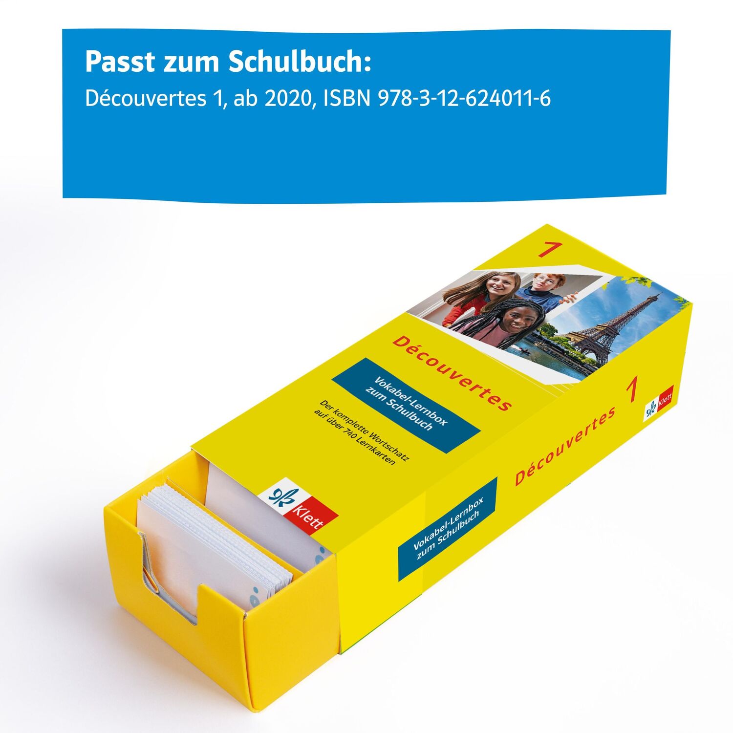 Bild: 9783129240540 | Découvertes 1 (ab 2020) - Vokabel-Lernbox zum Schulbuch 1. Lernjahr