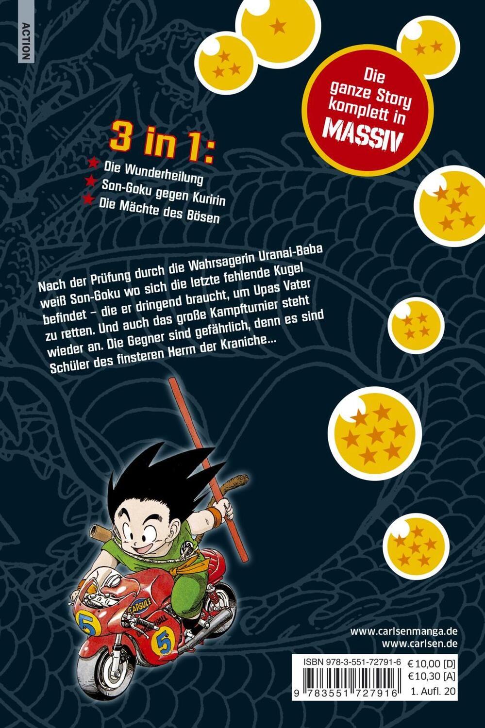 Rückseite: 9783551727916 | Dragon Ball Massiv 4 | Die Originalserie als 3-in-1-Edition! | Buch