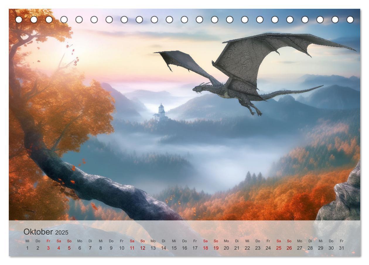 Bild: 9783383839269 | Im Land der schönen Drachen (Tischkalender 2025 DIN A5 quer),...