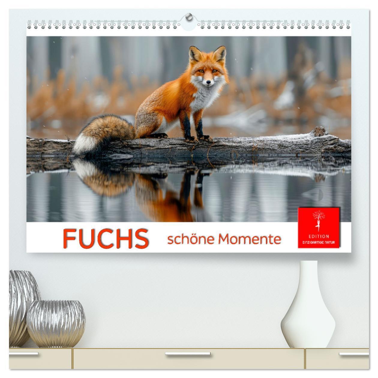 Cover: 9783383815447 | Fuchs - schöne Momente (hochwertiger Premium Wandkalender 2025 DIN...