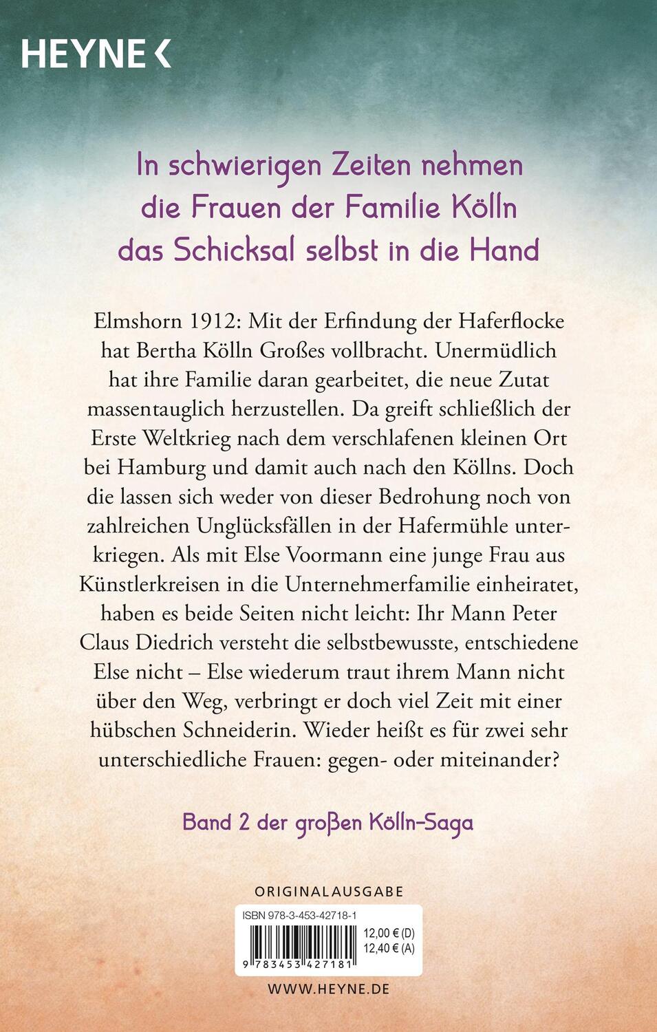 Bild: 9783453427181 | Das Haus Kölln. Große Hoffnung | Roman | Elke Becker | Taschenbuch