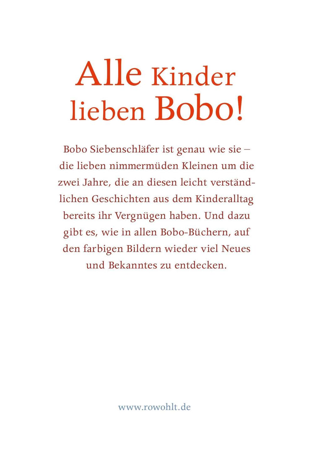 Rückseite: 9783733507978 | Bobo Siebenschläfer macht munter weiter | Markus Osterwalder | Buch