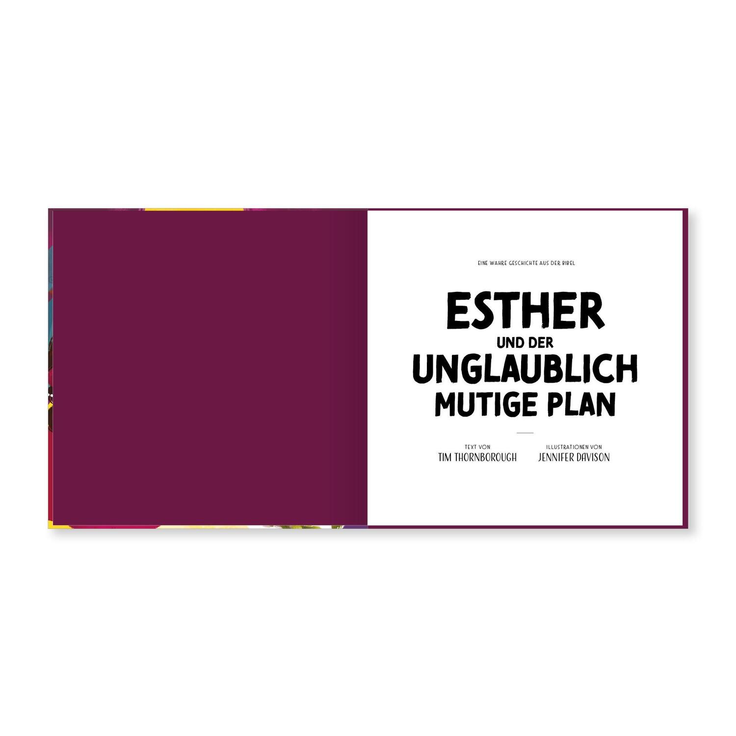 Bild: 9783986651060 | Esther und der unglaublich mutige Plan | Tim Thornborough | Buch