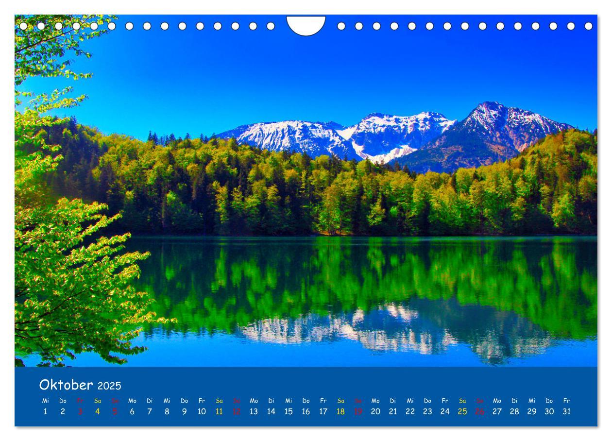 Bild: 9783435066513 | Allgäu Liebe (Wandkalender 2025 DIN A4 quer), CALVENDO Monatskalender