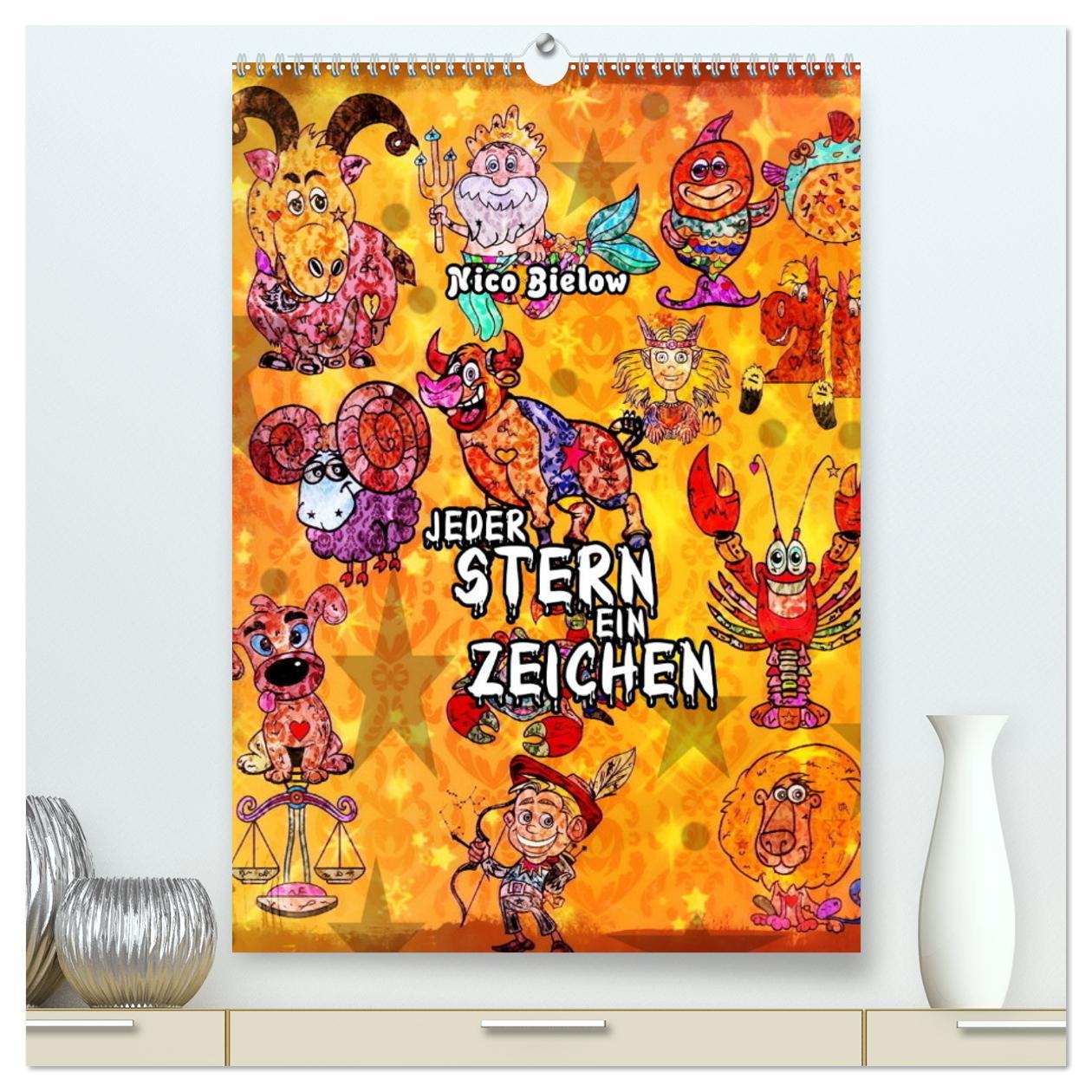 Cover: 9783435897322 | Jeder Stern ein Zeichen (hochwertiger Premium Wandkalender 2025 DIN...