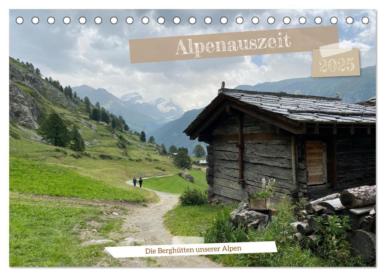 Cover: 9783457236697 | Alpenauszeit - Die Berghütten unserer Alpen (Tischkalender 2025 DIN...