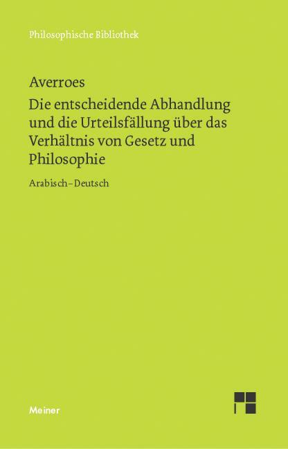 Cover: 9783787321322 | Die entscheidende Abhandlung und die Urteilsfällung über das...