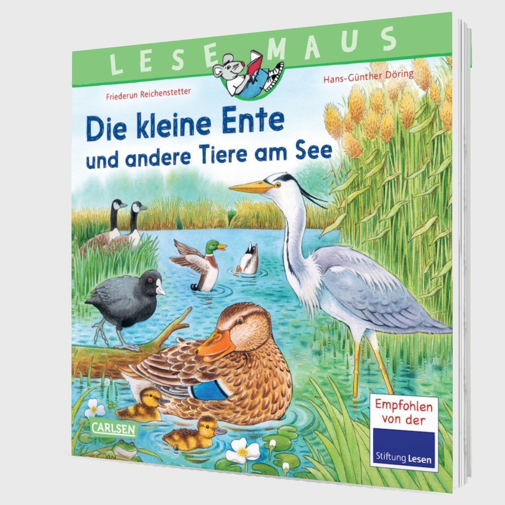 Bild: 9783551083296 | LESEMAUS 177: Die kleine Ente und andere Tiere am See | Reichenstetter