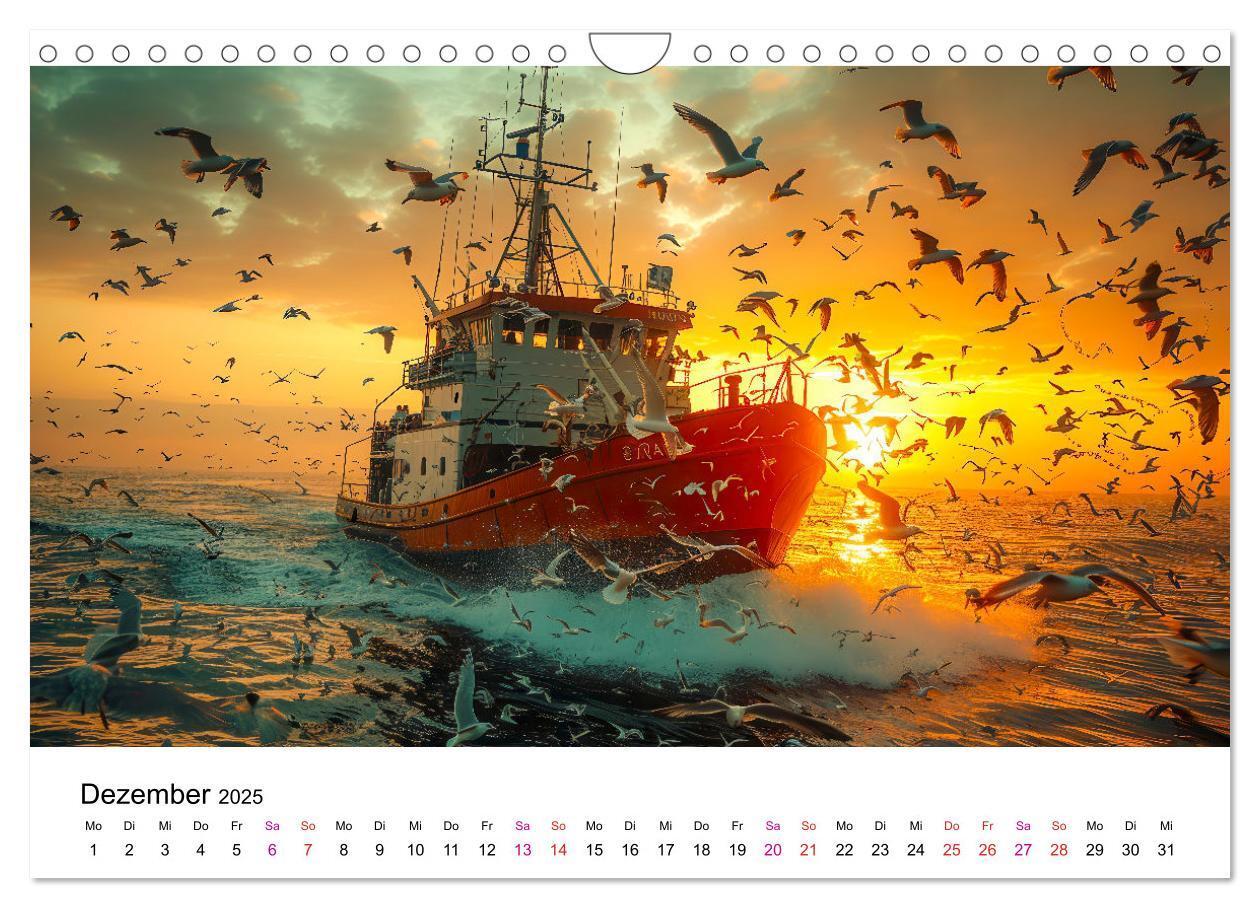 Bild: 9783457162446 | Maritim pur - Möwen (Wandkalender 2025 DIN A4 quer), CALVENDO...