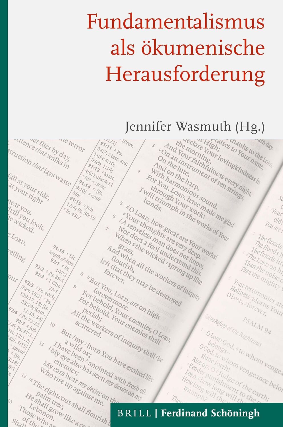 Cover: 9783506704580 | Fundamentalismus als ökumenische Herausforderung | Jennifer Wasmuth