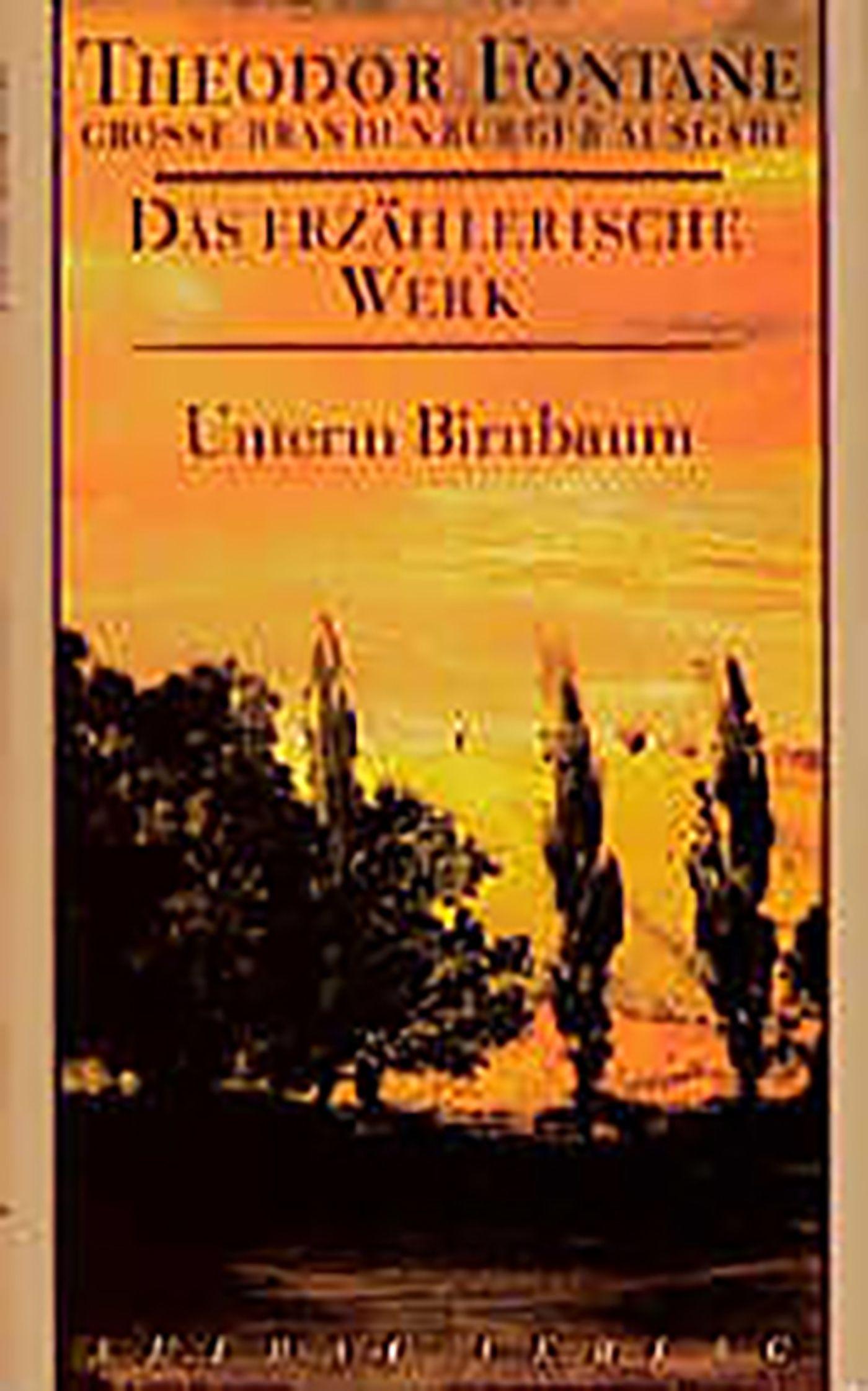 Cover: 9783351031206 | Unterm Birnbaum | Theodor Fontane | Buch | 188 S. | Deutsch | 1997