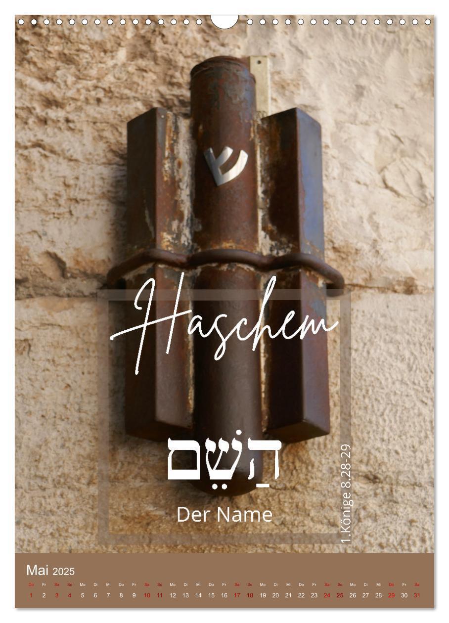 Bild: 9783435900107 | Israel und hebräische Namen Gottes (Wandkalender 2025 DIN A3 hoch),...