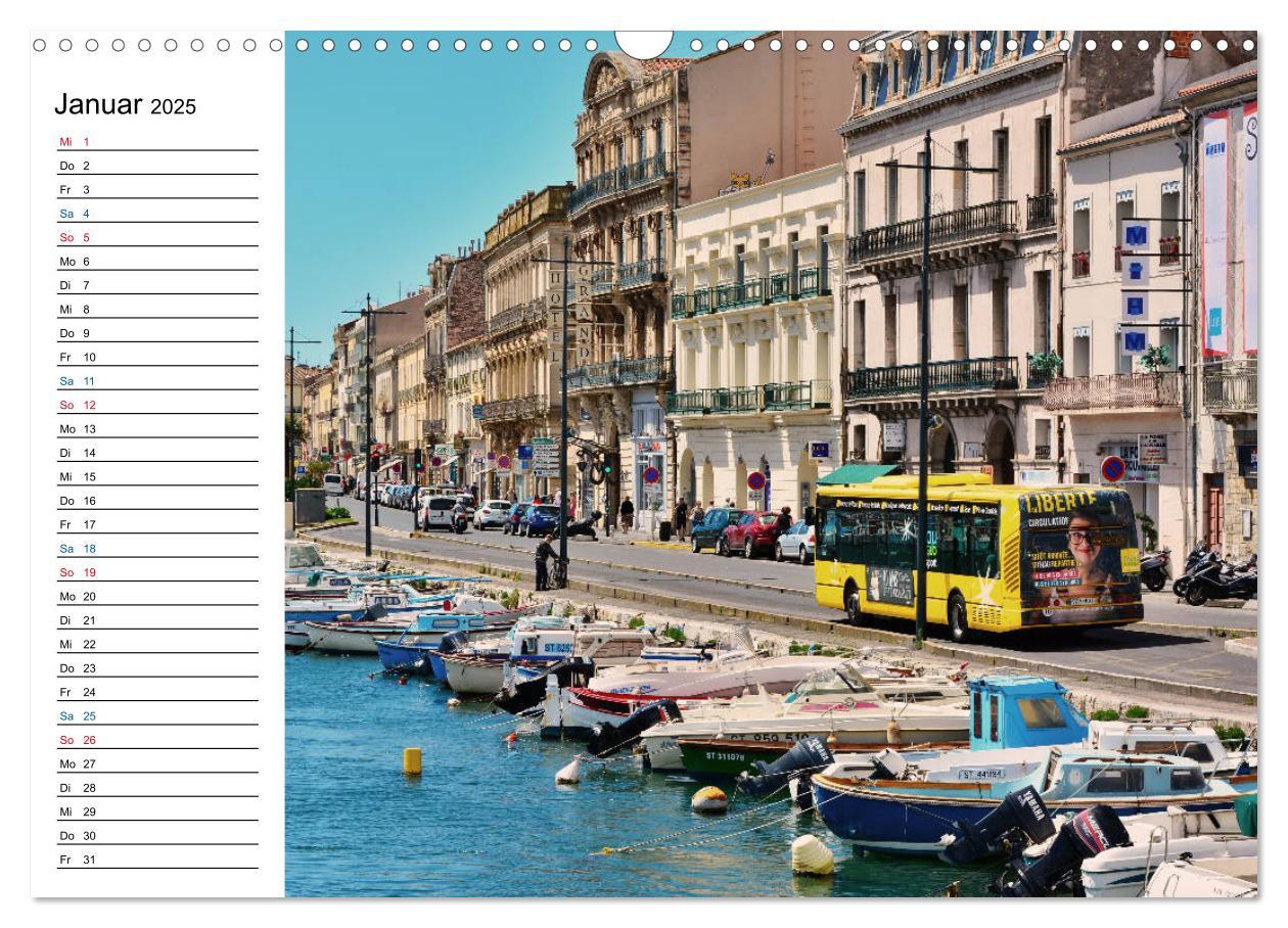 Bild: 9783435445325 | Sète - Das Venedig des Languedoc (Wandkalender 2025 DIN A3 quer),...