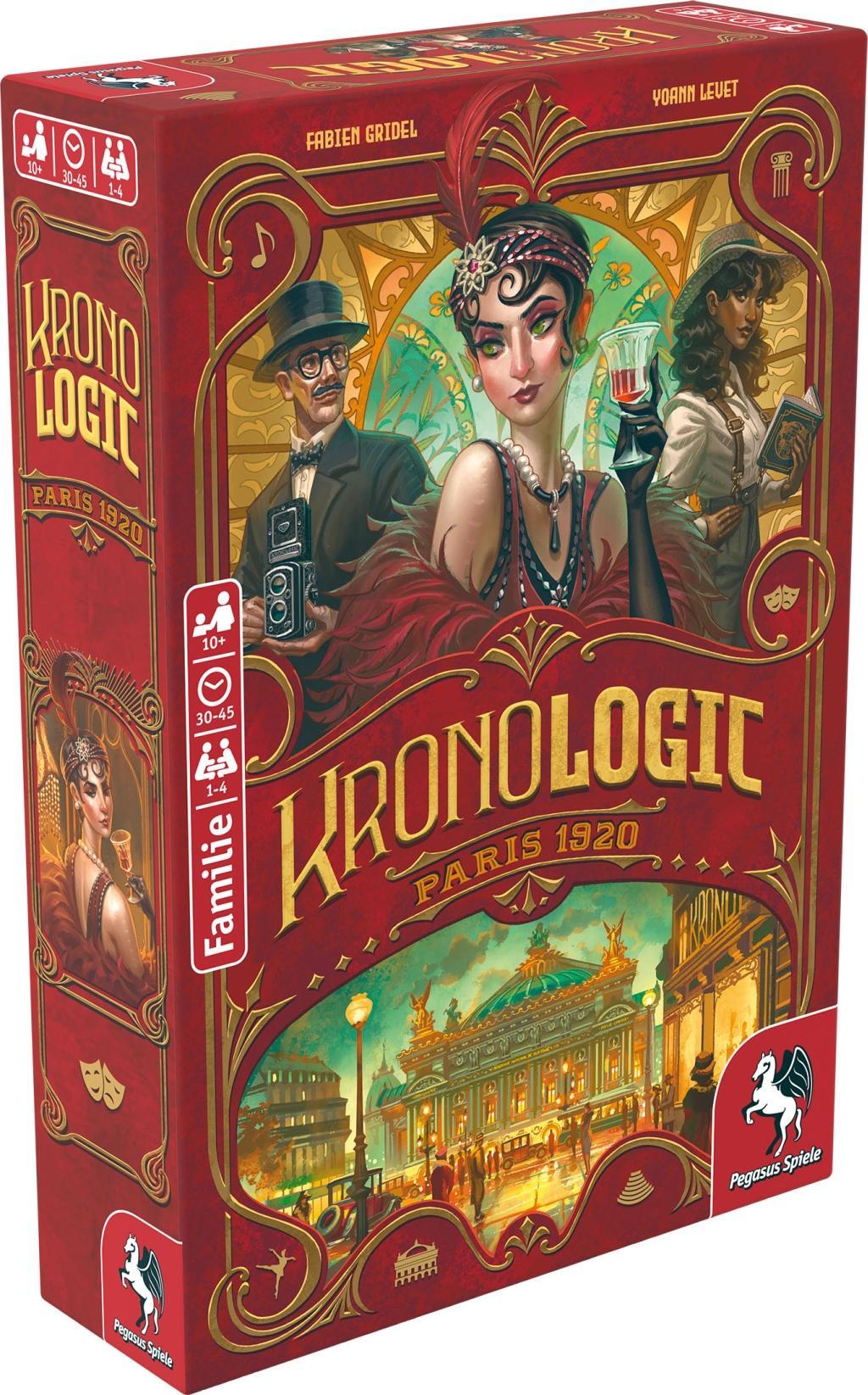 Cover: 4250231740060 | Kronologic - Paris 1920 | Spiel | 18710G | Deutsch | 2024 | Pegasus