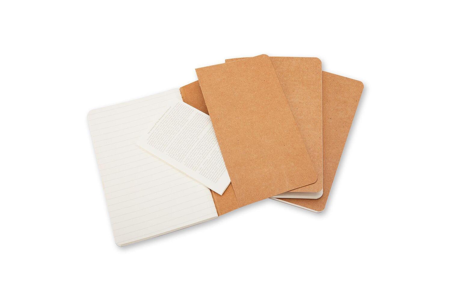 Cover: 9788883704925 | Moleskine Cahier pocket liniert packpapierbraun DIN A6. 3er Pack