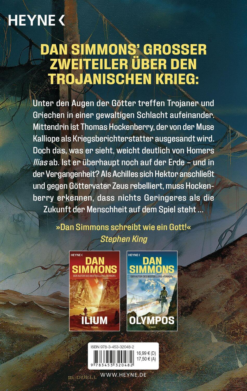 Bild: 9783453320482 | Olympos | Roman | Dan Simmons | Taschenbuch | Deutsch | 2020 | Heyne