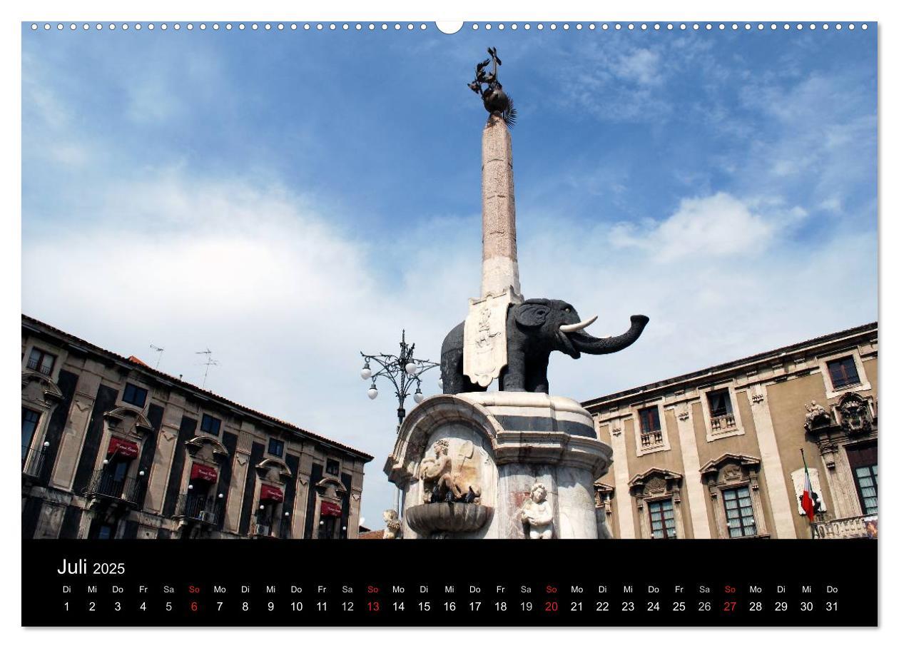 Bild: 9783435827961 | Sizilien (Wandkalender 2025 DIN A2 quer), CALVENDO Monatskalender