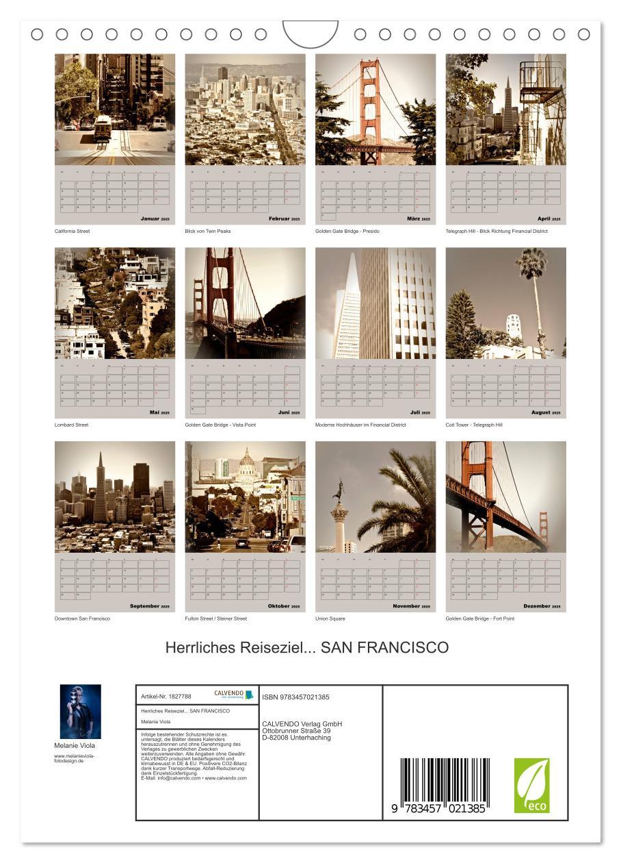 Bild: 9783457021385 | Herrliches Reiseziel... SAN FRANCISCO (Wandkalender 2025 DIN A4...