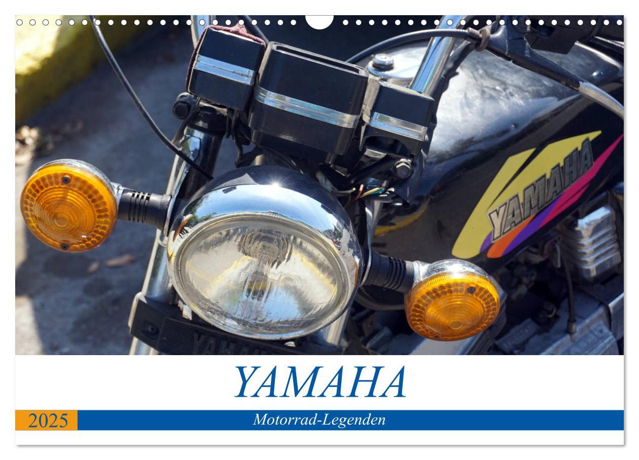 Cover: 9783435372355 | YAMAHA - Motorrad-Legenden (Wandkalender 2025 DIN A3 quer),...