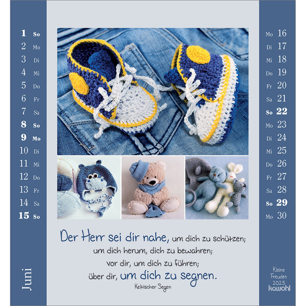 Bild: 9783754881453 | Kleine Freuden 2025 | Aufstell-Kalender mit Bildcollagen | Kalender