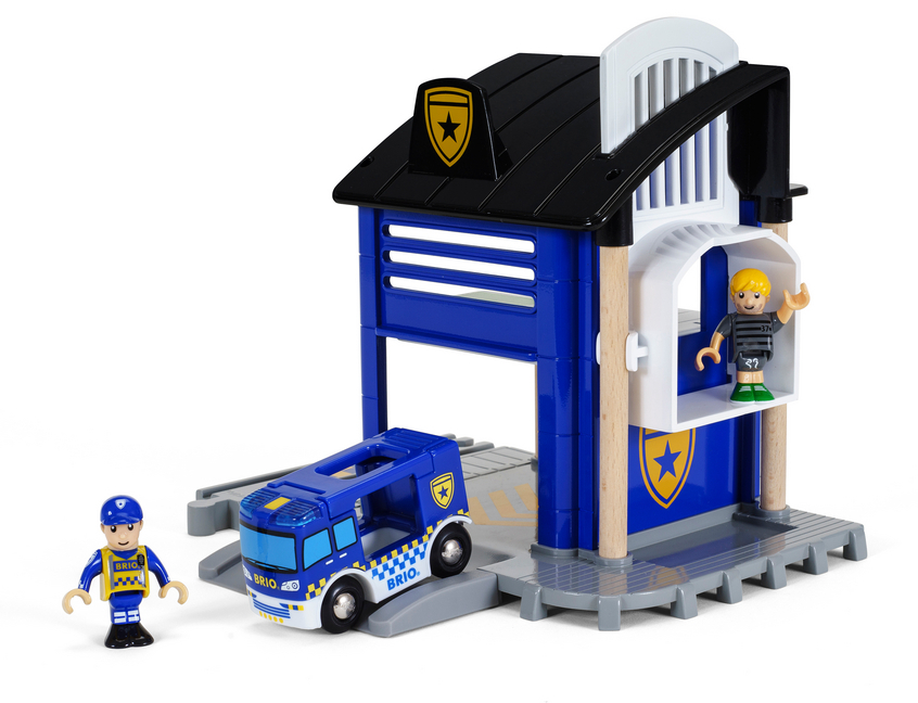 Bild: 7312350338133 | 33813 BRIO Polizeistation mit Einsatzfahrzeug | BRIO® | Spiel | 2017