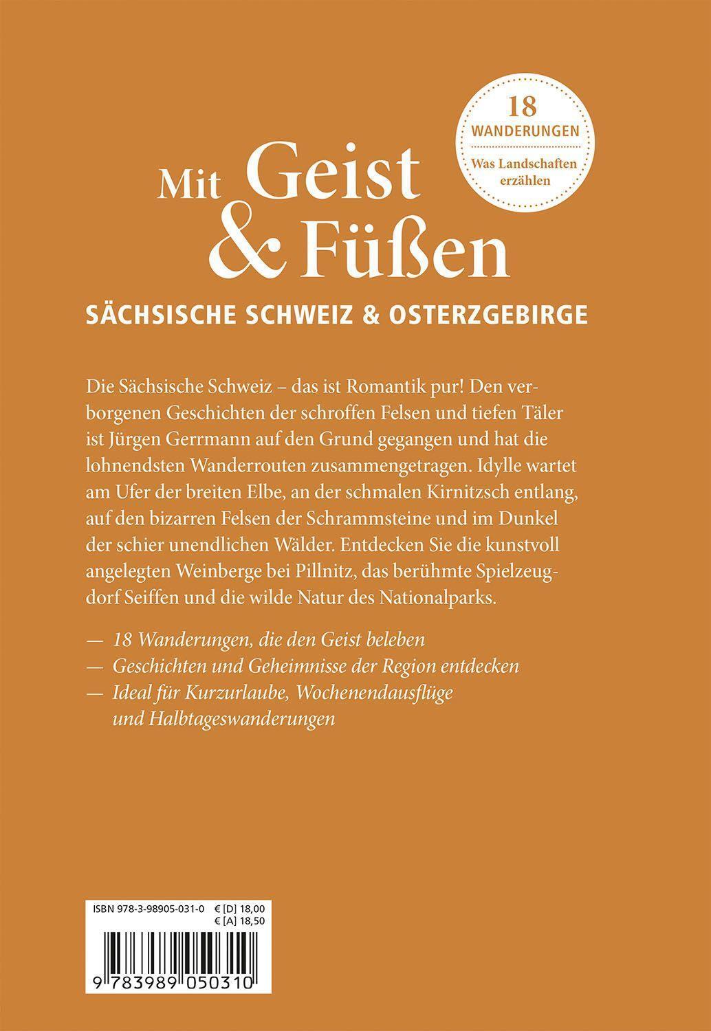 Bild: 9783989050310 | Mit Geist &amp; Füßen Sächsische Schweiz | Jügen Gerrmann | Taschenbuch