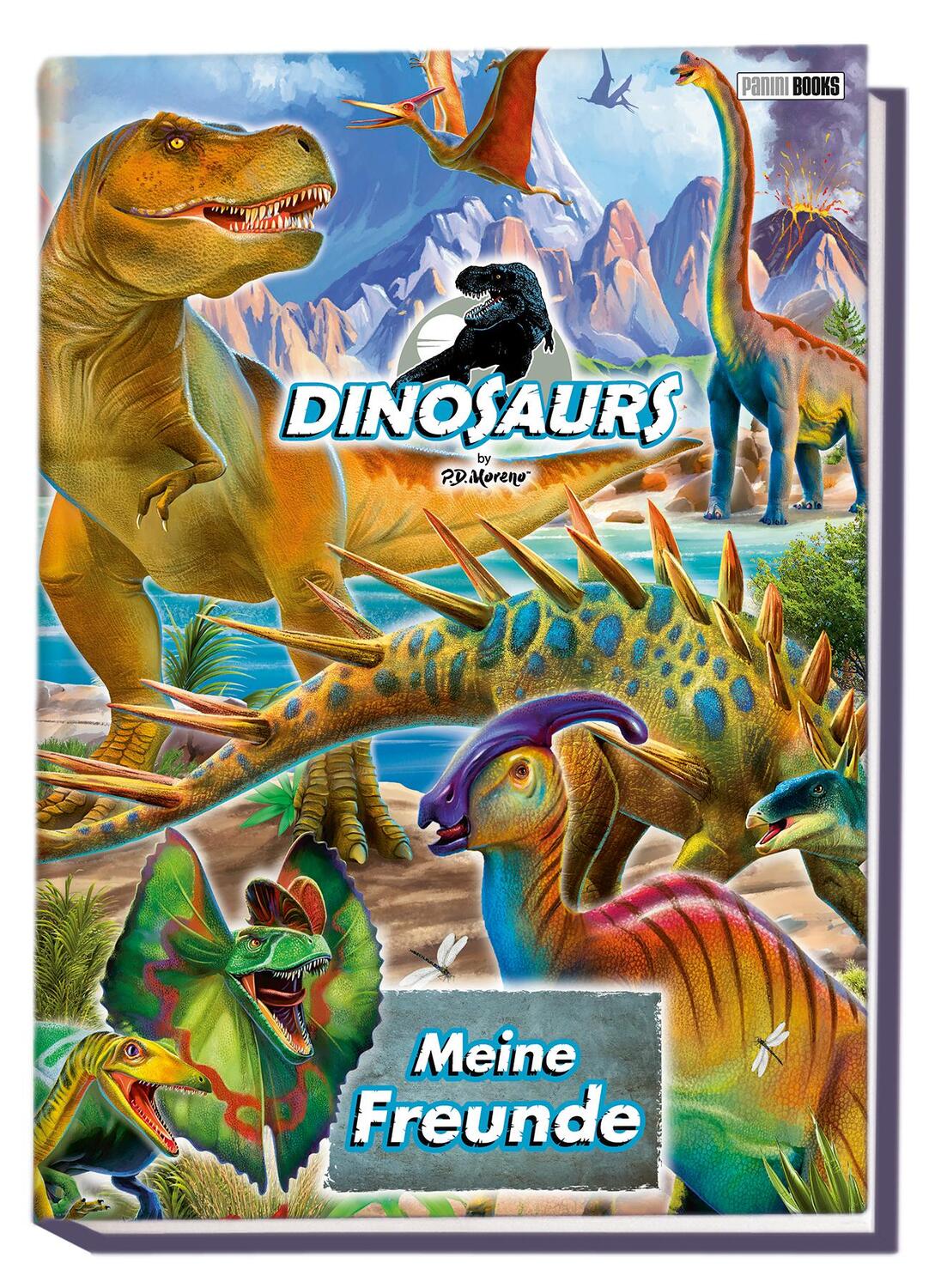 Cover: 9783833241406 | Dinosaurs by P.D. Moreno: Meine Freunde | Freundebuch | Panini | Buch