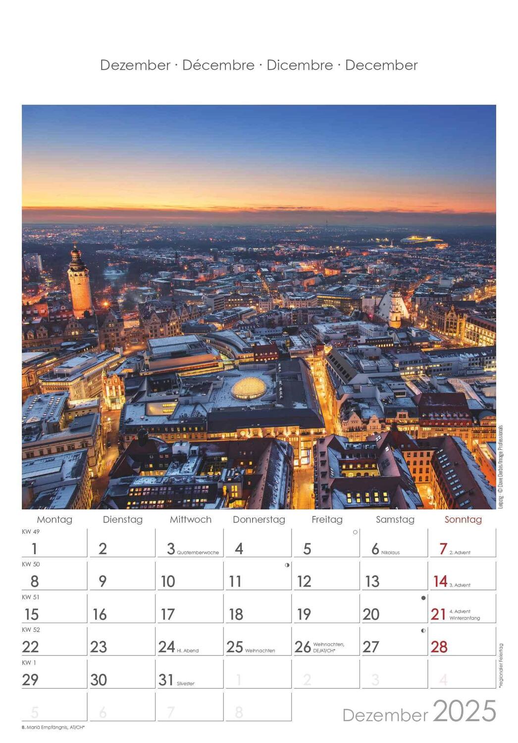 Bild: 4251732341206 | Sachsen 2025 - Bild-Kalender 23,7x34 cm - Regional-Kalender -...