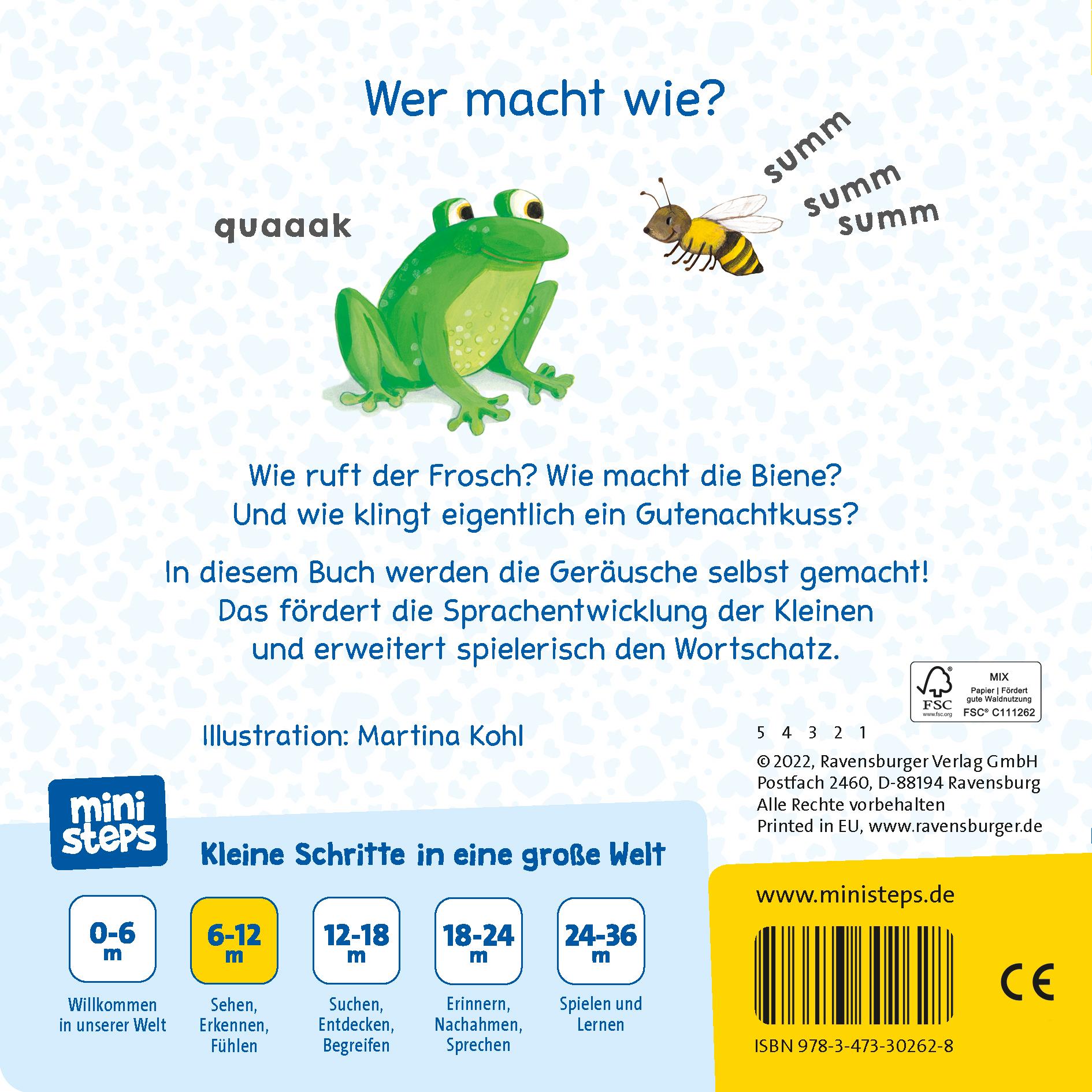 Rückseite: 9783473302628 | ministeps: Wie klingt deine Welt? | Martina Kohl | Buch | 24 S. | 2022