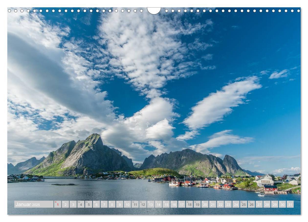 Bild: 9783435808793 | Norwegen (Wandkalender 2025 DIN A3 quer), CALVENDO Monatskalender