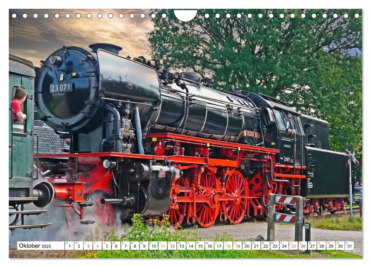 Bild: 9783383928321 | Dampflokomotiven - geliebte Kraftpakete (Wandkalender 2025 DIN A4...