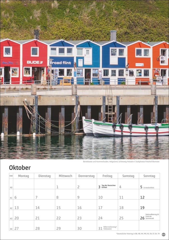 Bild: 9783756405565 | Deutschlands Küsten Kalender 2025 | Kalender | Spiralbindung | 13 S.