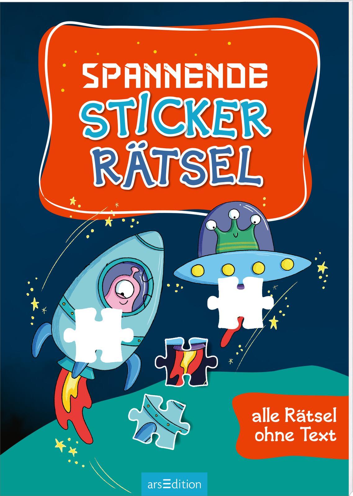 Cover: 9783845856124 | Spannende Sticker-Rätsel | Alle Rätsel ohne Text | Sandy Thißen | Buch