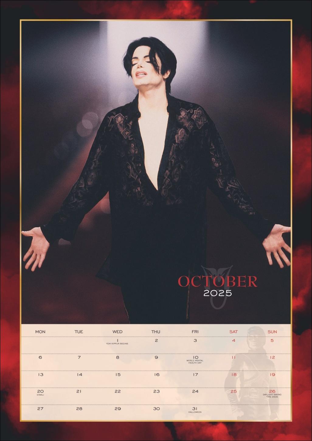 Bild: 9783840196737 | Michael Jackson Posterkalender 2025 | Michael Jackson | Kalender