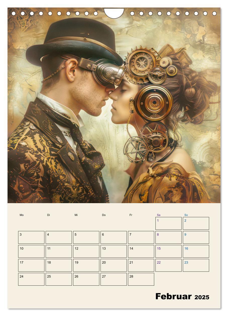 Bild: 9783457146774 | Steampunk - Mechanische Fantasiewelt (Wandkalender 2025 DIN A4...