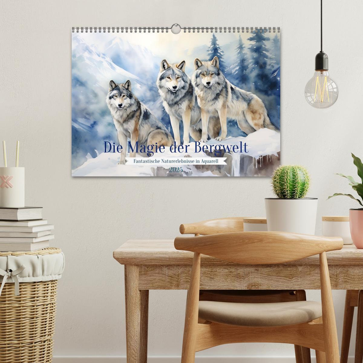 Bild: 9783383836107 | Die Magie der Bergwelt (Wandkalender 2025 DIN A3 quer), CALVENDO...