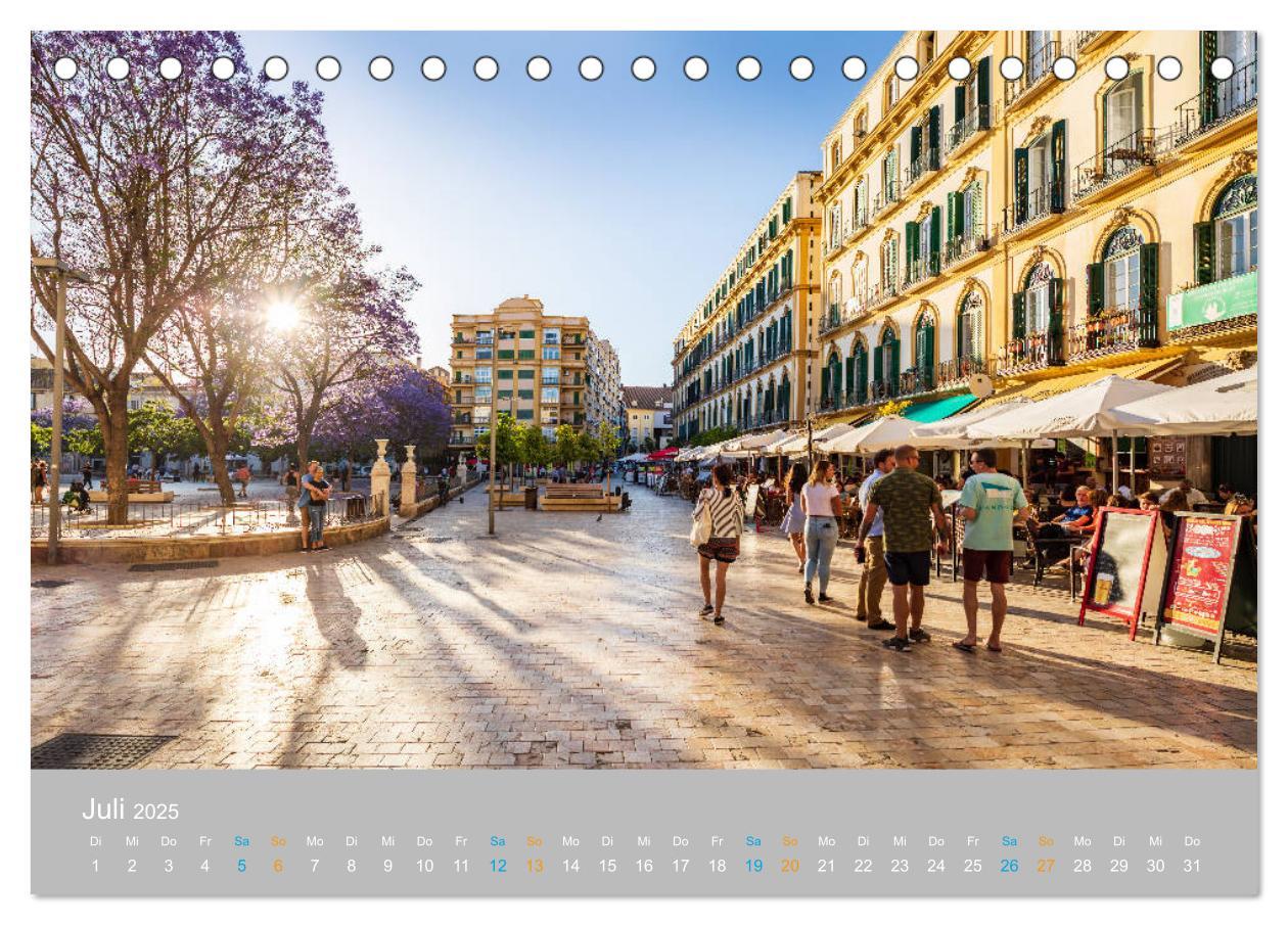 Bild: 9783435230334 | Malaga - andalusische Mittelmeerküste (Tischkalender 2025 DIN A5...