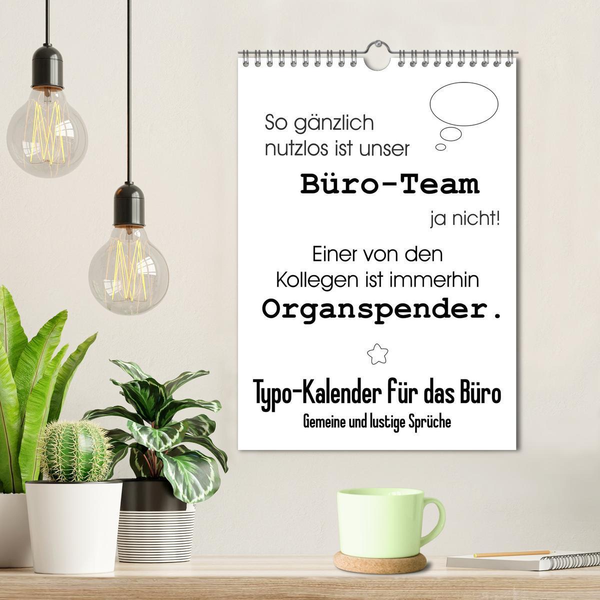 Bild: 9783435959600 | Typo-Kalender für das Büro. Gemeine und lustige Sprüche...