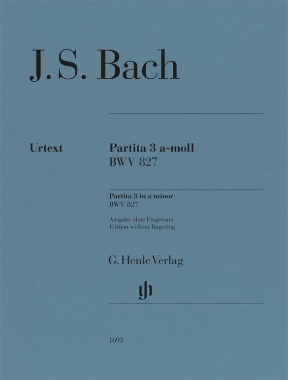 Cover: 9790201816937 | Johann Sebastian Bach - Partita Nr. 3 a-moll BWV 827 | Scheideler