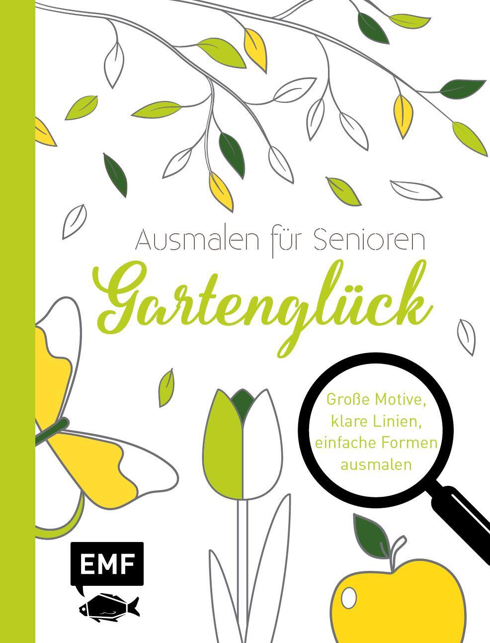 Cover: 9783863558994 | Ausmalen für Senioren - Gartenglück | Taschenbuch | 64 S. | Deutsch