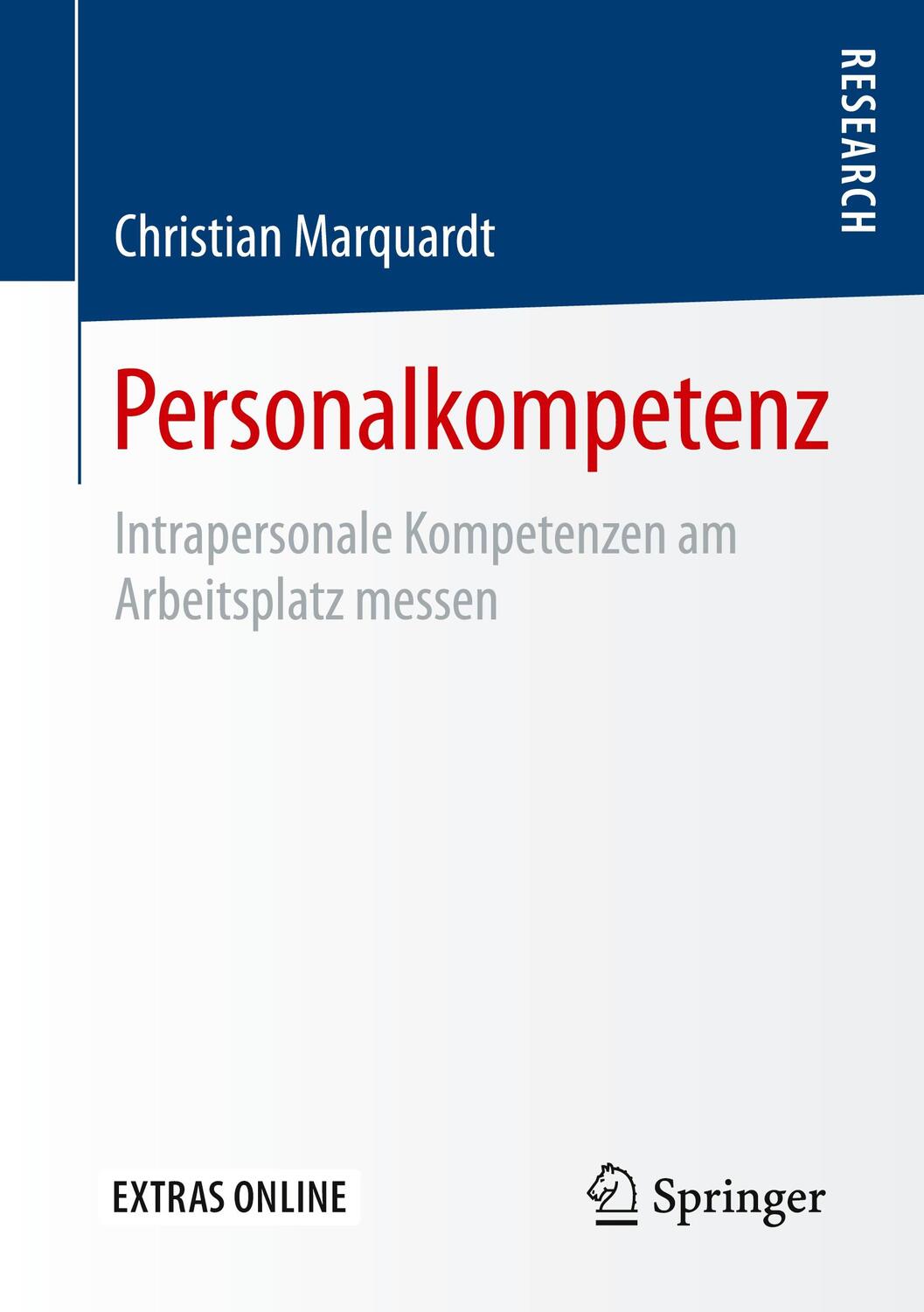 Cover: 9783658309411 | Personalkompetenz | Intrapersonale Kompetenzen am Arbeitsplatz messen