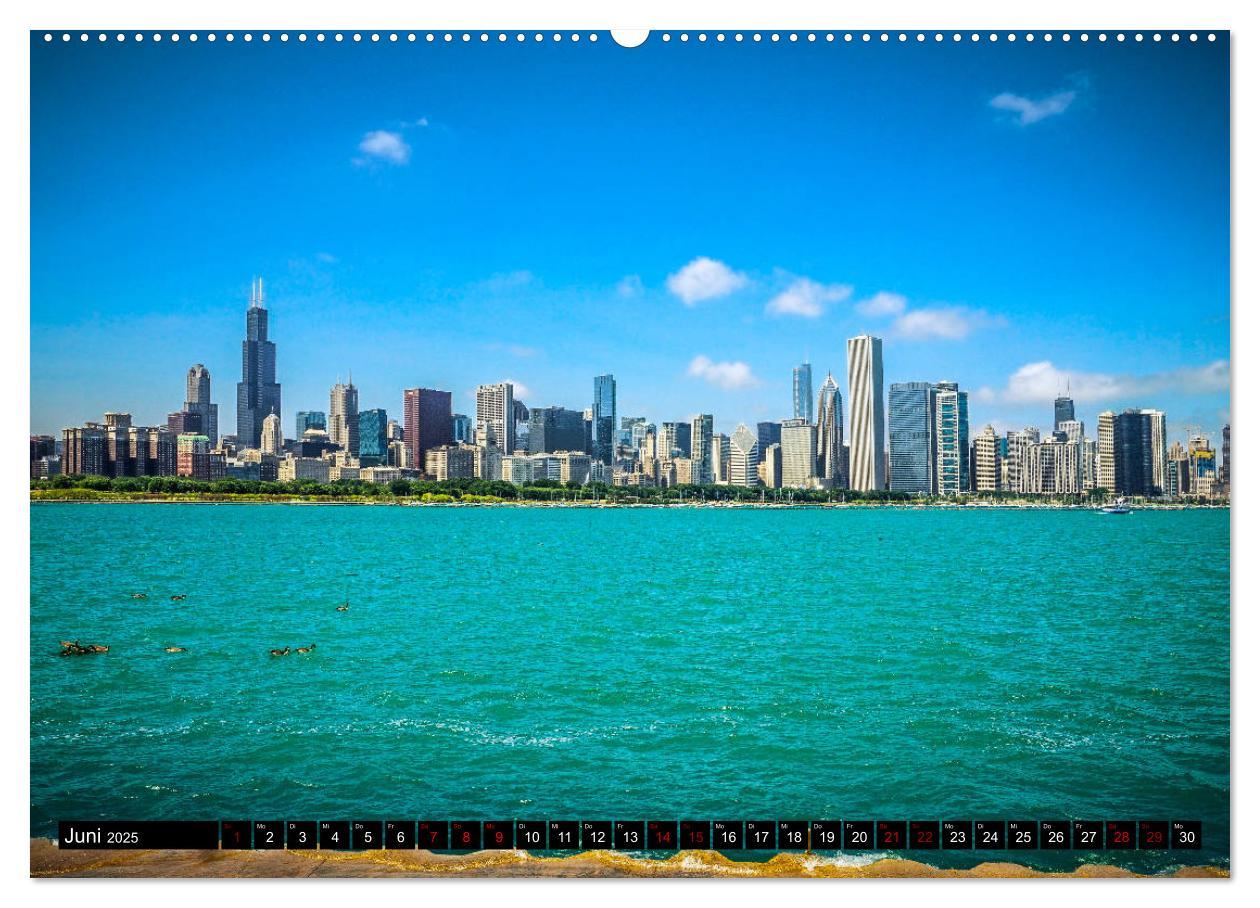 Bild: 9783435358489 | Chicago Impressionen (Wandkalender 2025 DIN A2 quer), CALVENDO...