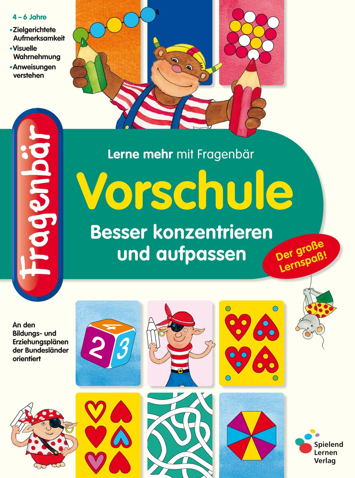 Cover: 9783940811158 | Vorschule. Besser konzentrieren und aufpassen | Vera Lohmann | 48 S.